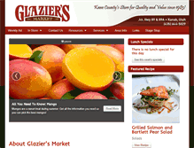 Tablet Screenshot of glaziersmarket.com